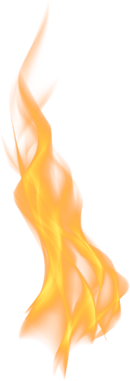 Orange Flame Illustration 